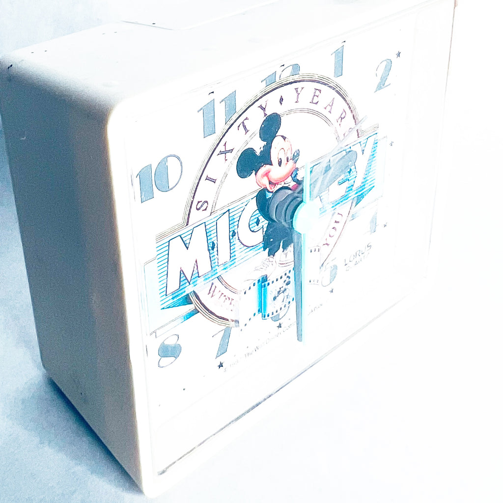 Disney Walt Disney Company 1987 Mickey Mouse 60 Years With You Alarm Clock by Lorus Quartz JAPAN