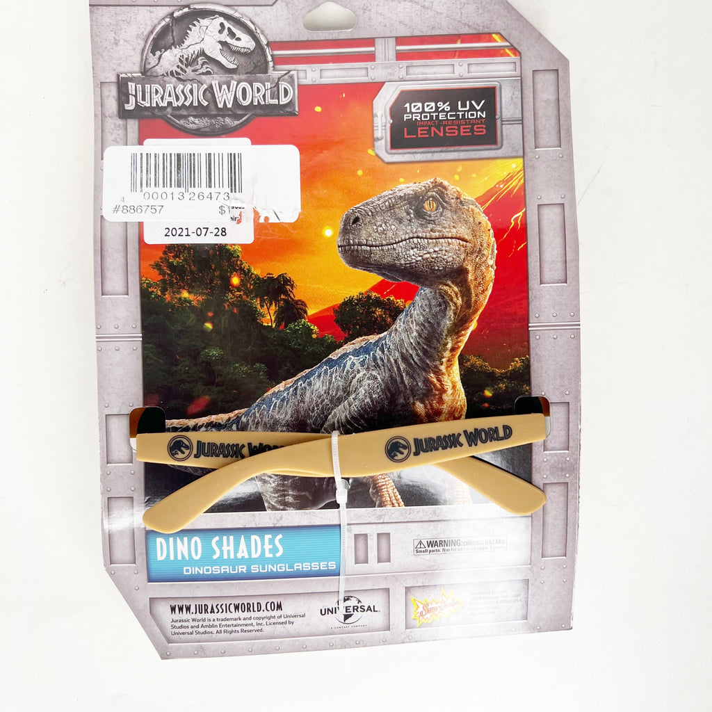 Jurassic World Universal Studios UV Protection Dinosaur Sunglasses