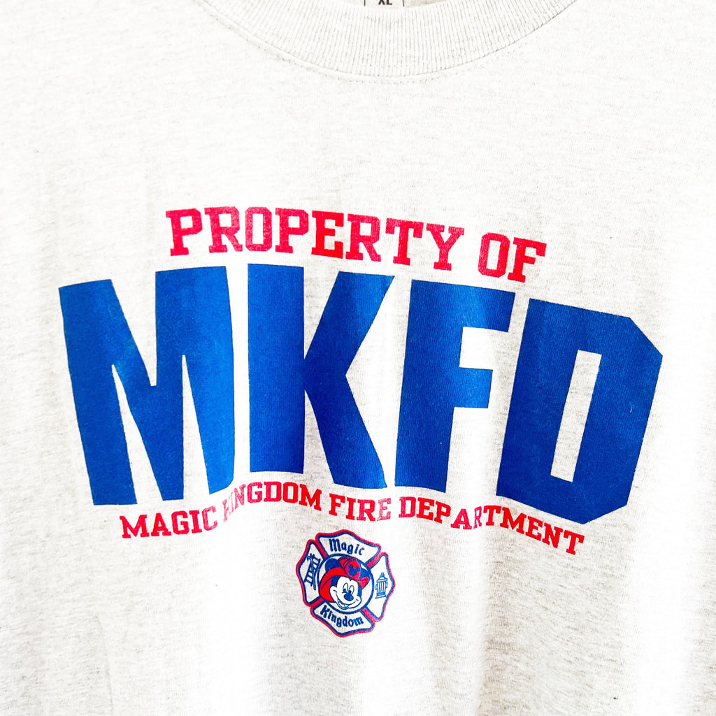 Disney Walt Disney Magic Kingdom Fire Department Long Sleeve Shirt