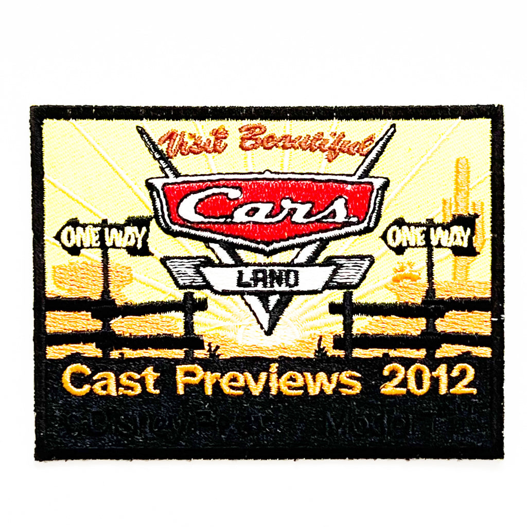 Disneyland Cast Previews Disney California Adventure Park 2012 Embroidered Patch