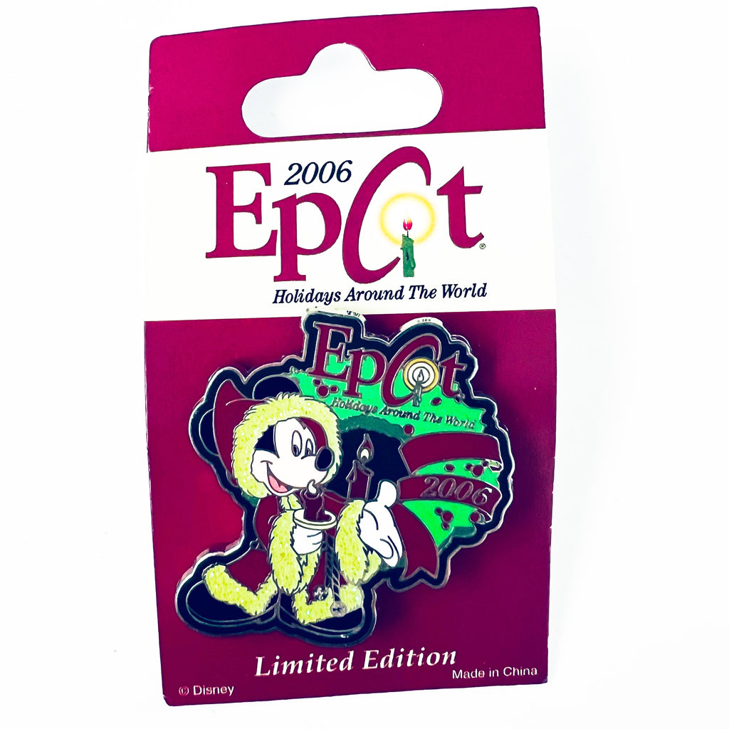 Disney Epcot Holidays Around the World 2006 Mickey Mouse Limited Edition 3000 Pin