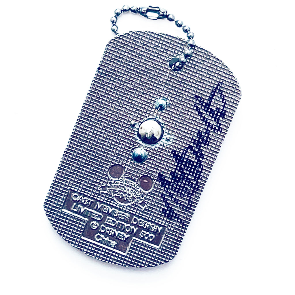 Disney Cast Member Design We Salute You Mickey Dogtag Limited Edition 500 Signed Pin