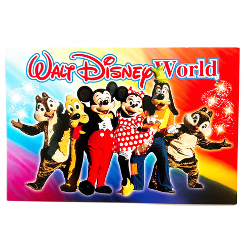 Disney World WDW The Most Beloved Disney Stars Characters Souvenir Postcard