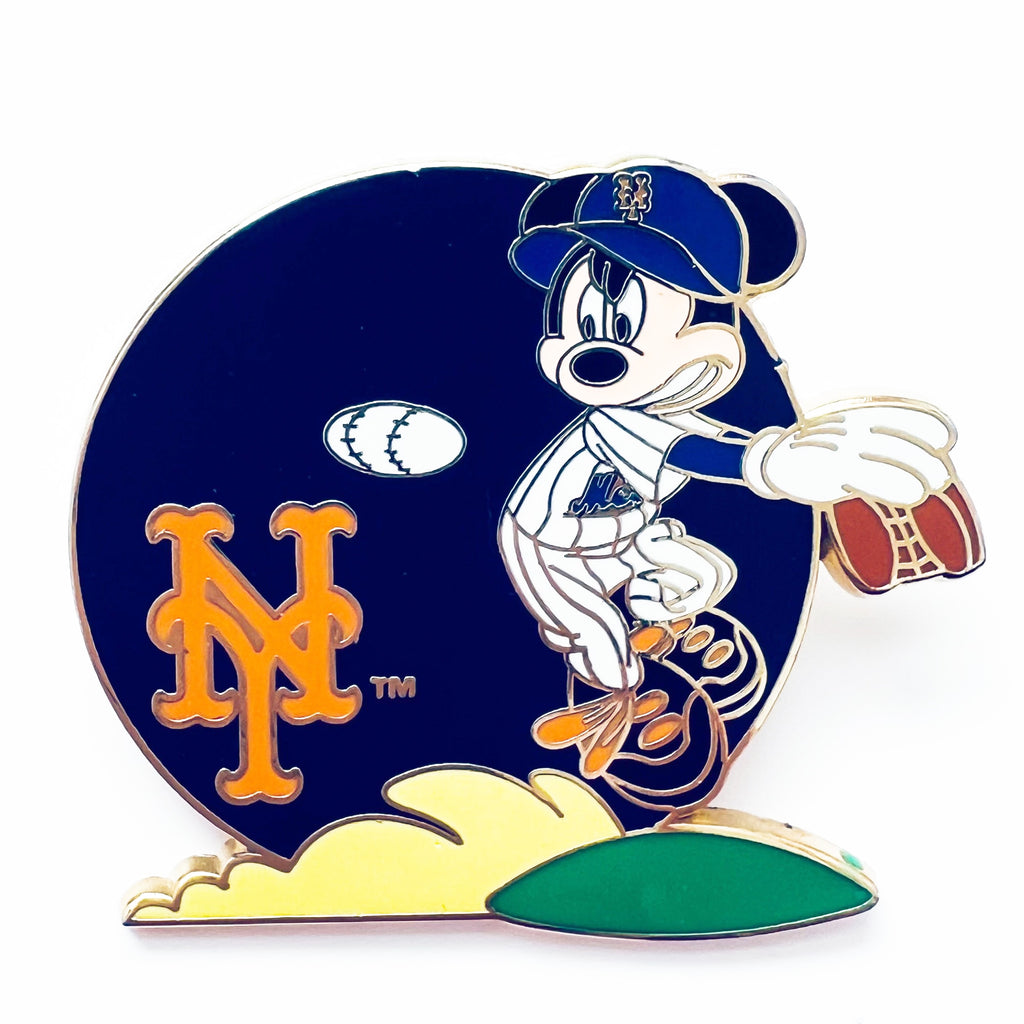 Disney Mickey Mouse MLB Player New York Mets Pin