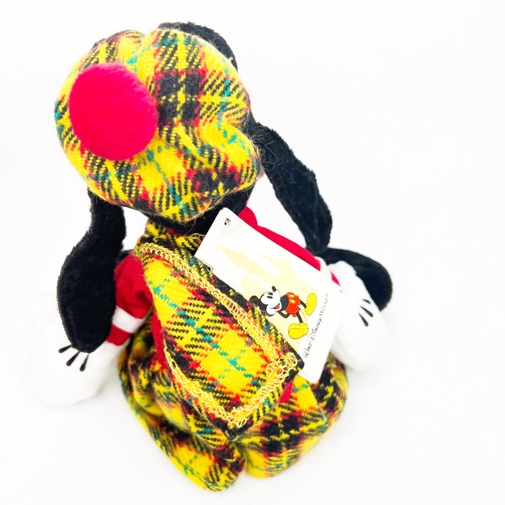 Disney Store Scottish Goofy Bean Bag Plush