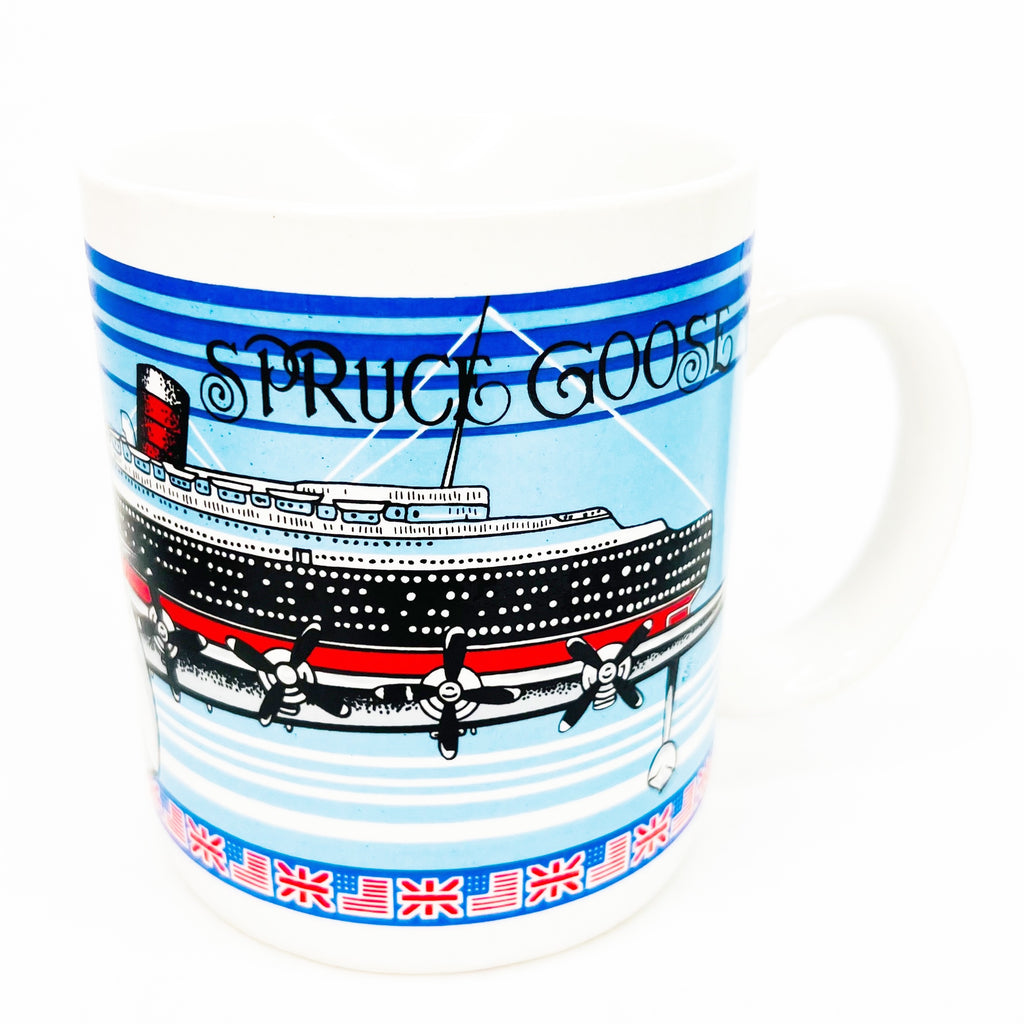 Vintage Queen Mary and Spruce Goose Coffee Souvenir Mug