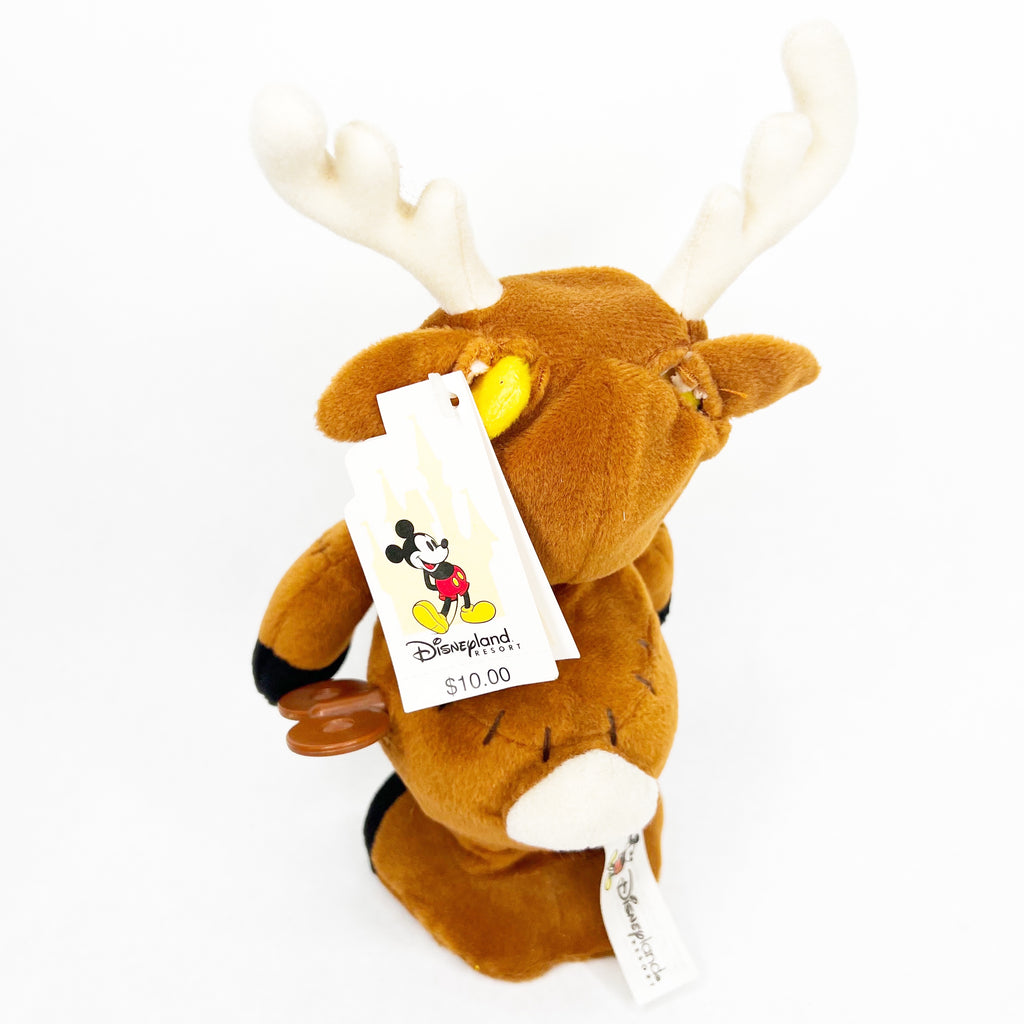 Disneyland Resort Christmas Winnie Pooh Reindeer Wind Up "Hop" Toy