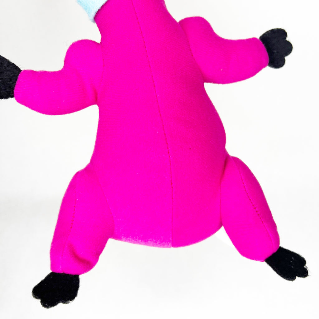 Vintage Flintstones Dino Dinosaur Dog Plush Pink Stuffed Animal Hanna Barbara