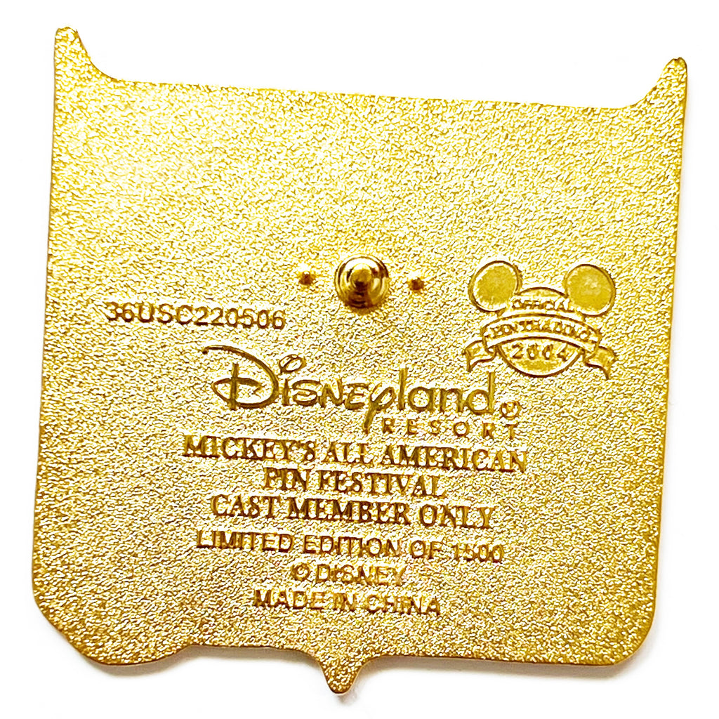 Disney WDW Mickey Mouse All American Pin Festival Olympics 2004 USA Pin