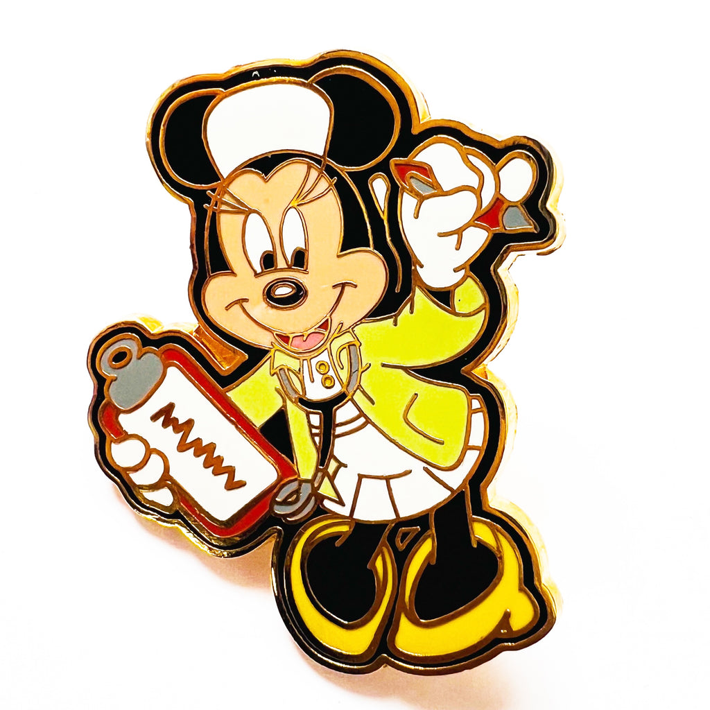 Disney Nurse Minnie Mouse with Clipboard Pin