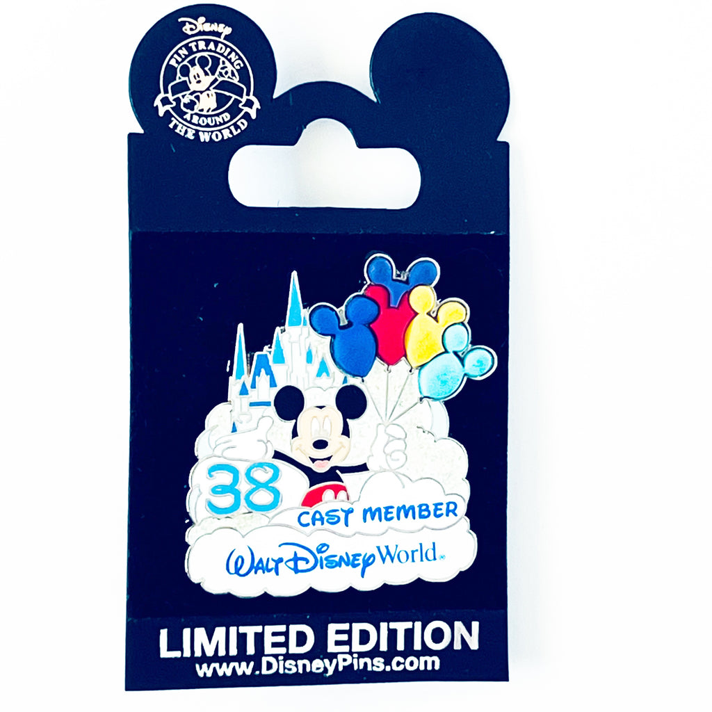 Disney Walt Disney World Cast Exclusive 38th Birthday Limited Edition 1000 Pin