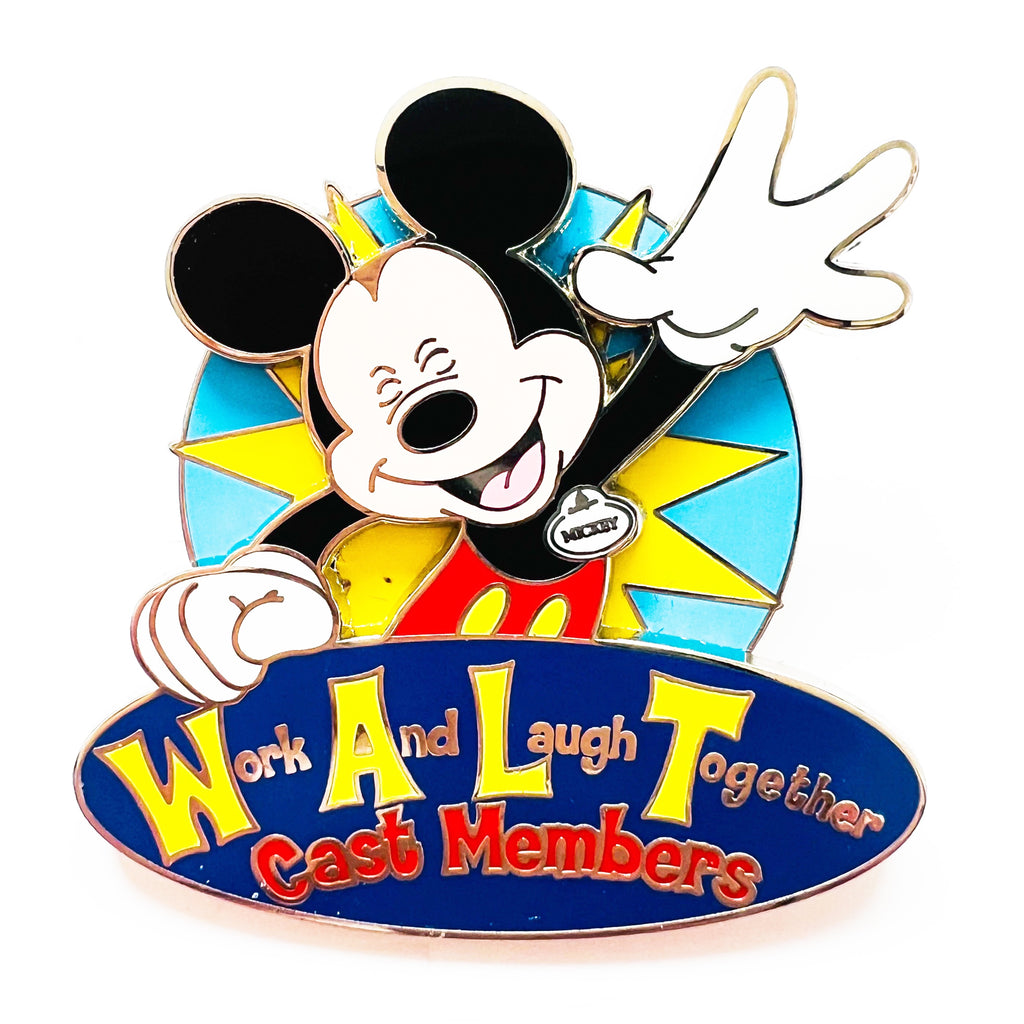 Disney Cast Exclusive W.A.L.T. Work and Laugh Together Mickey Mouse Pin