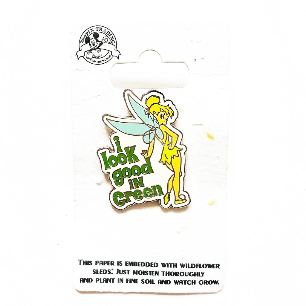 Disney Tinker Bell I Look Good In Green Pin