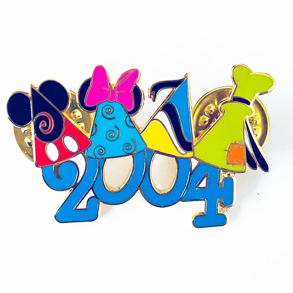 Disney DLR Cast Member 2004 Cast New Year Character Hats Limited Edition 1000 Pin
