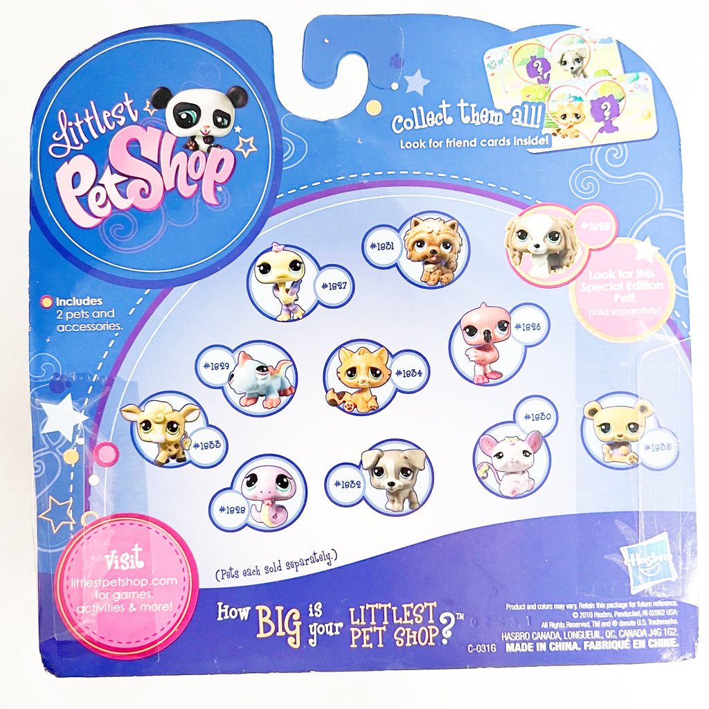 Littlest Pet Shop Pet 1834/1835 Mouse Puppy Dog Collector Pets