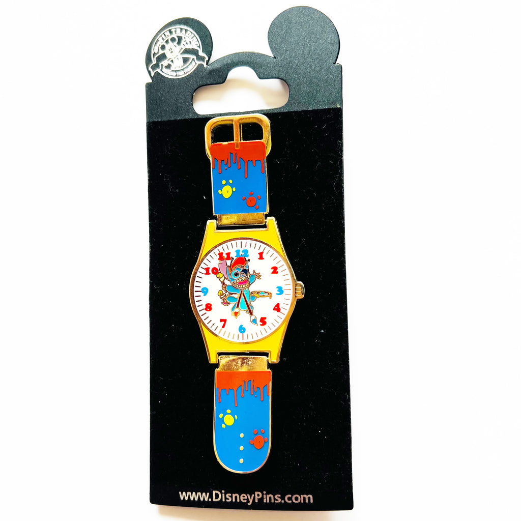 Disney Stitch Artist Hinged Watch Pin