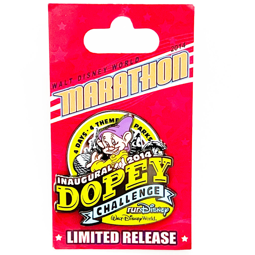 Disney Inaugural Dopey Challenge Dwarfs Limited Release Pin
