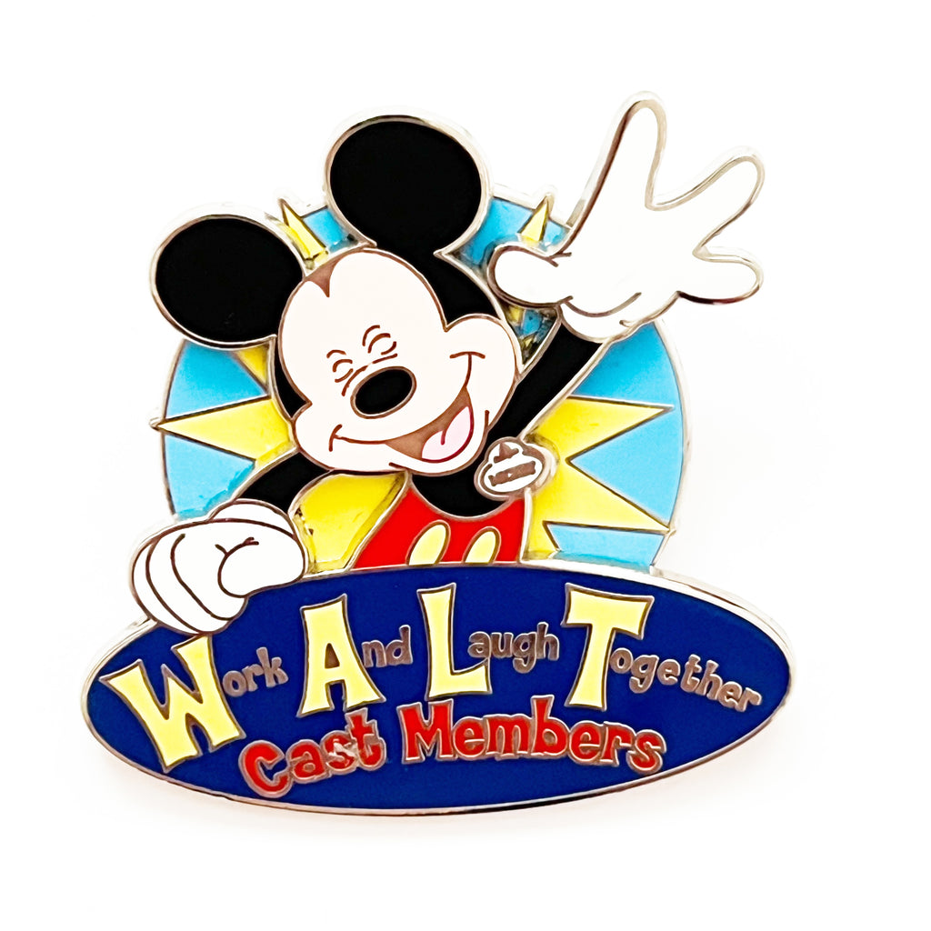 Disney Cast Exclusive W.A.L.T. Work and Laugh Together Mickey Mouse Pin