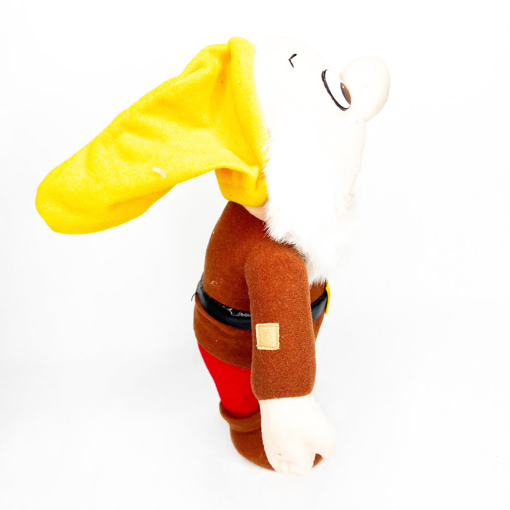 Vintage Disney Plush Snow White Seven Dwarfs Plush Happy Standing Stuffed Doll