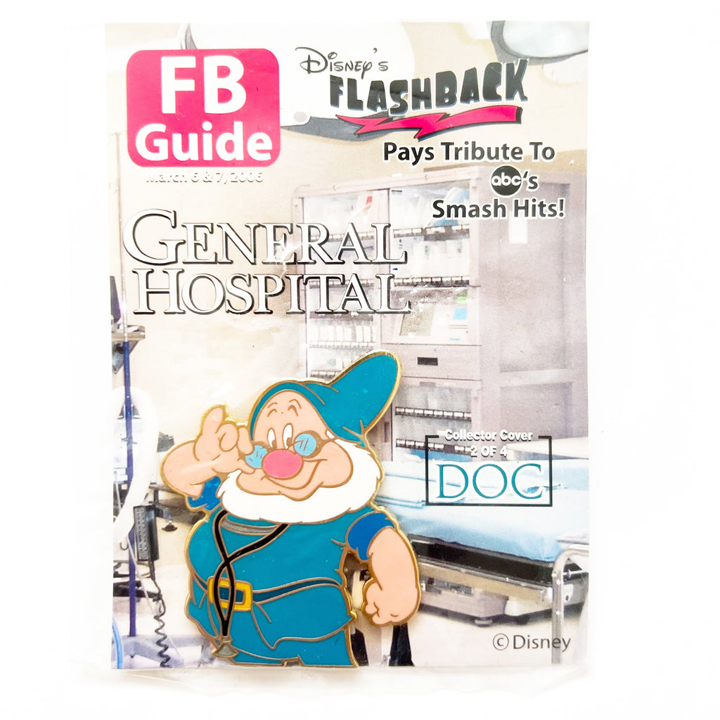 Disney Flash Back Series Doc in General Hospital Cast Exclusive LE 2000 Pin