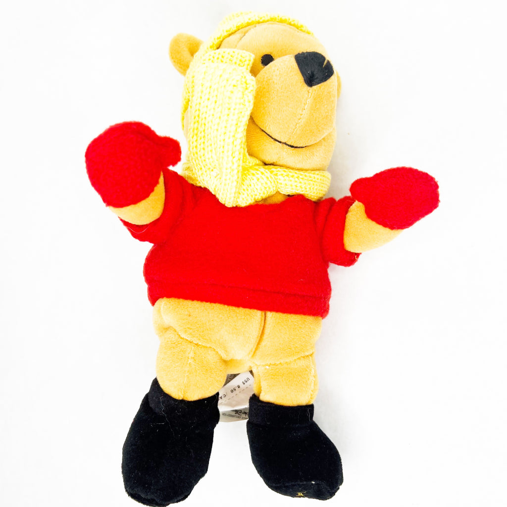 Disney Store Winter 2002 Winnie the Pooh Mini Bean Bag Plush