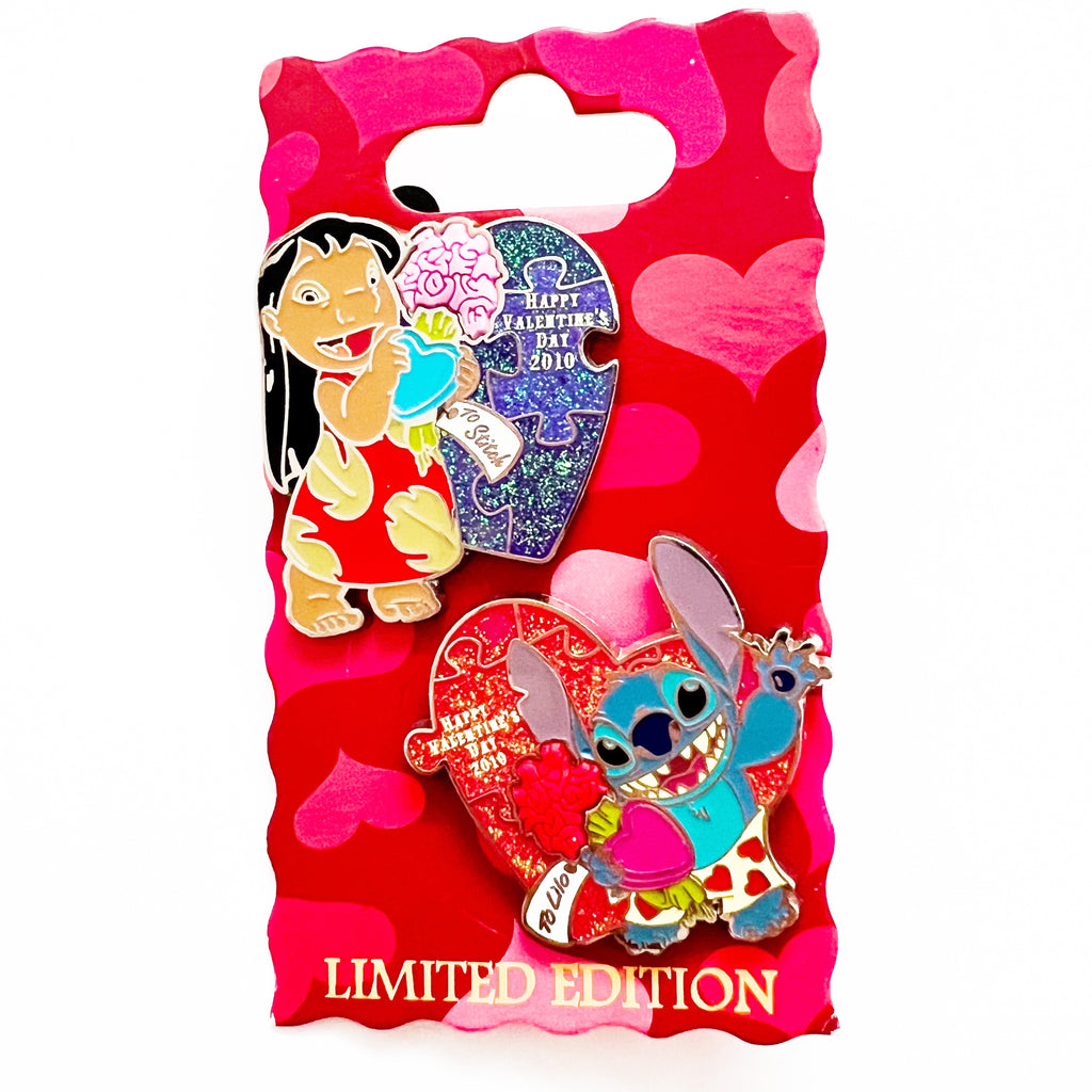 Disney Valentine's Day 2010 Lilo and Stitch LE 2000 Pin