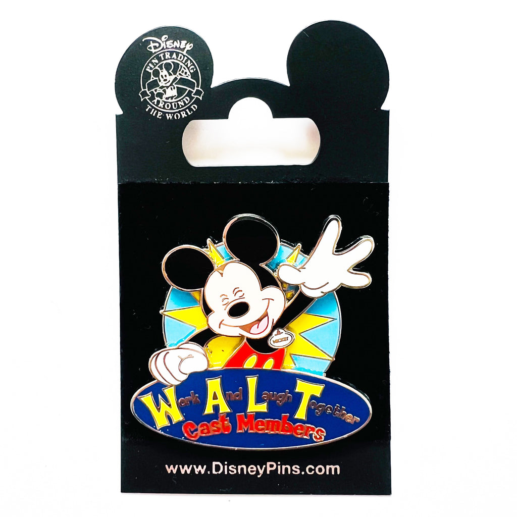 Disney Cast Exclusive W.A.L.T. Work and Laugh Together Mickey Mouse Pin