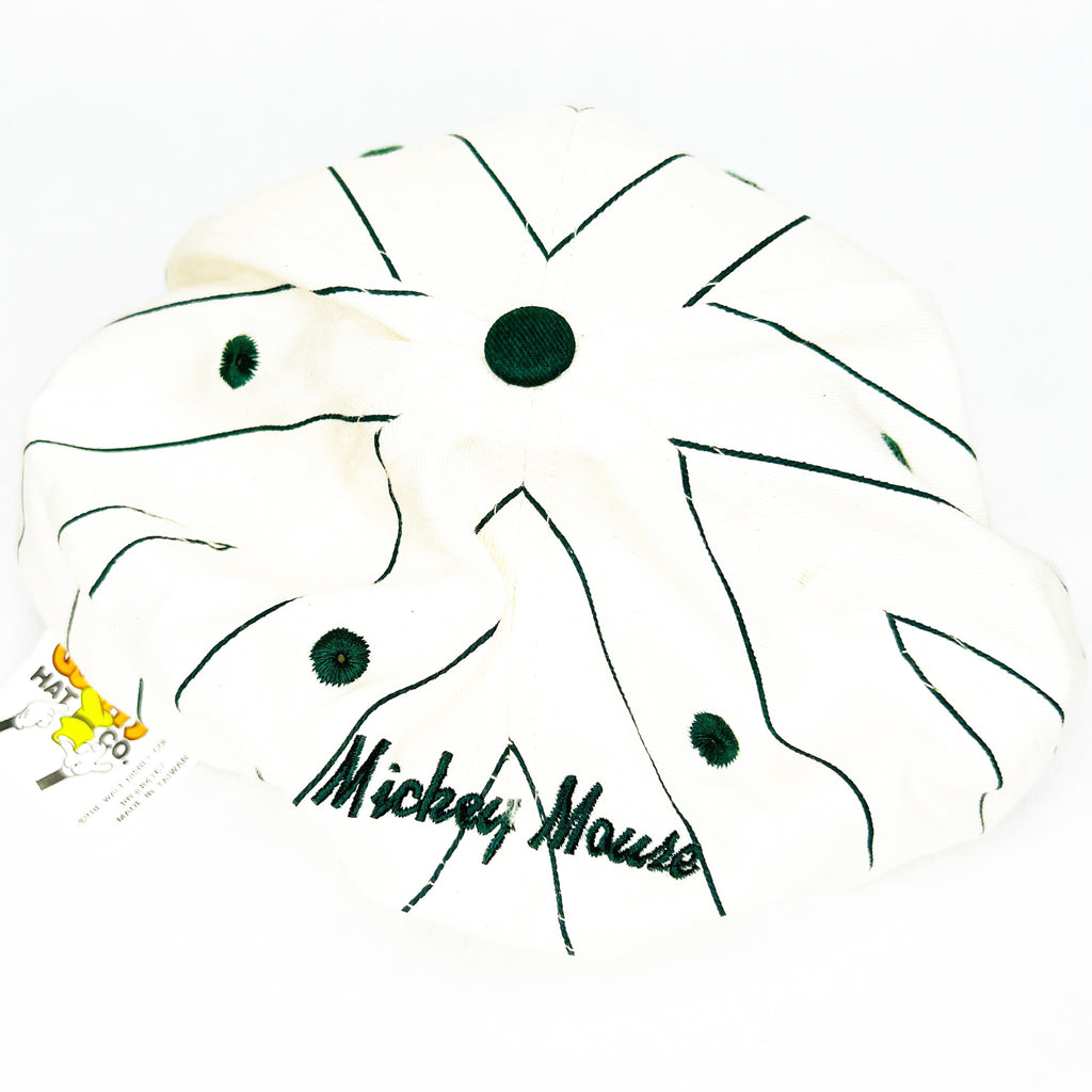 Vintage 90’s Walt Disney Mickey Mouse Back Script M Logo Snapback Cap Hat
