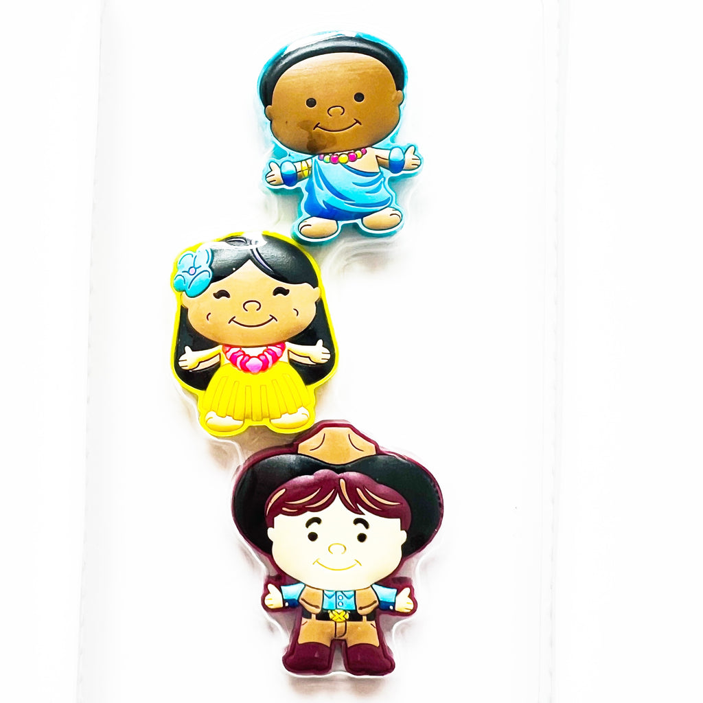 Disney Parks It’s A Small World Character Magic Bandits Set of 3