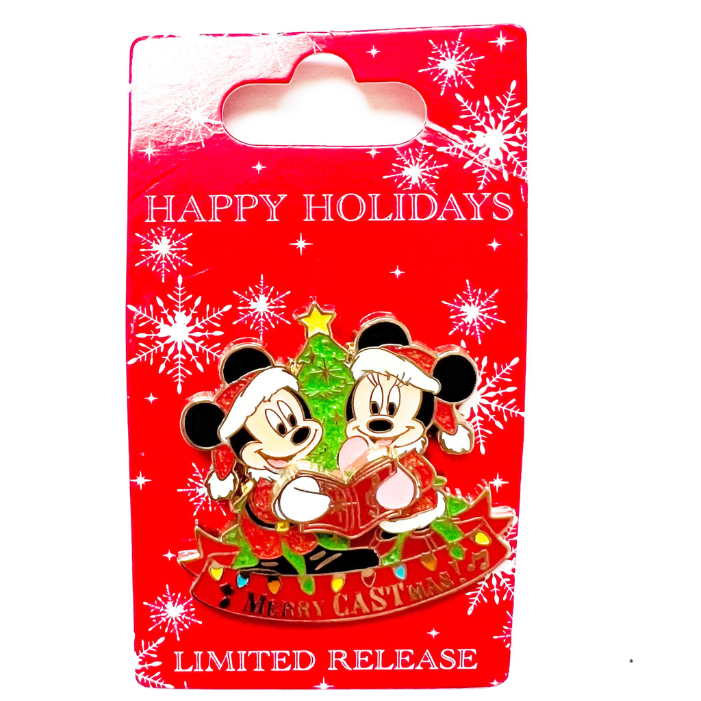 Disney Parks Mickey Mouse & Minnie Mouse Christmas Cast Exclusive Limited Edition 1250 Pin