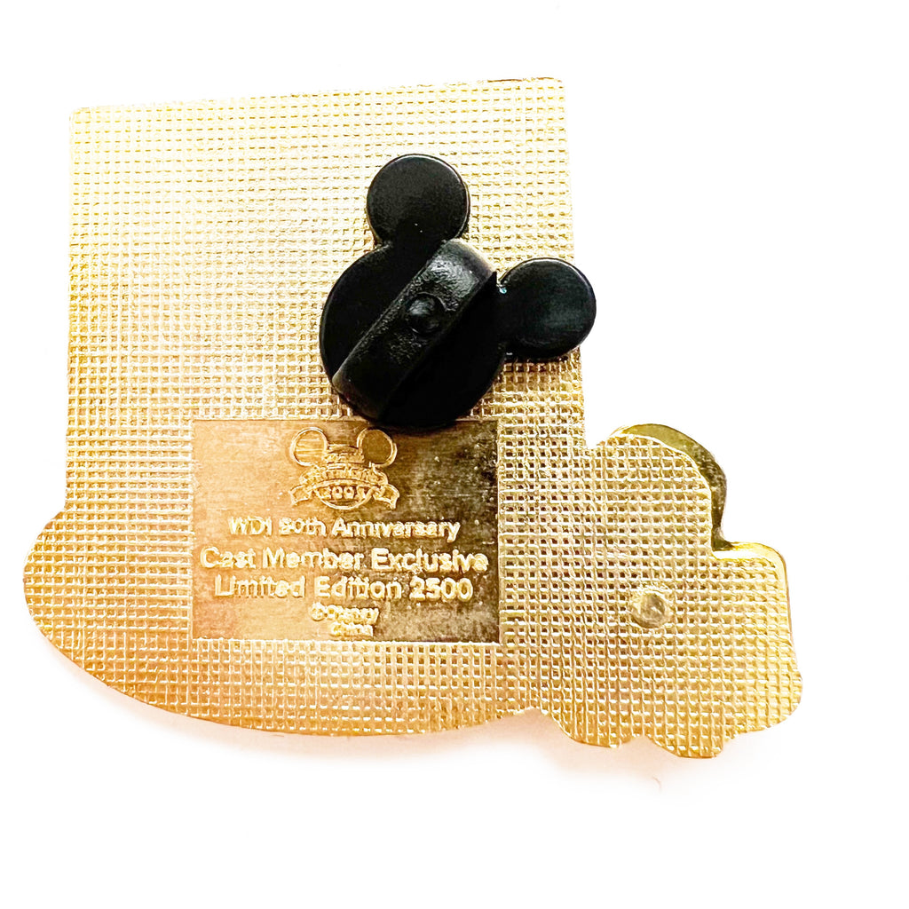 Disneyland WDI 50th Anniversary Hong Kong Gold Cast Exclusive Limited Edition 2500 Pin