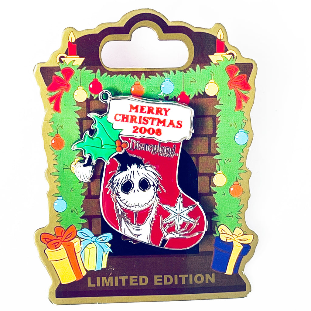 Disney Nightmare Before Christmas 2008 Stocking Jack Skellington Limited Edition 1000 Pin