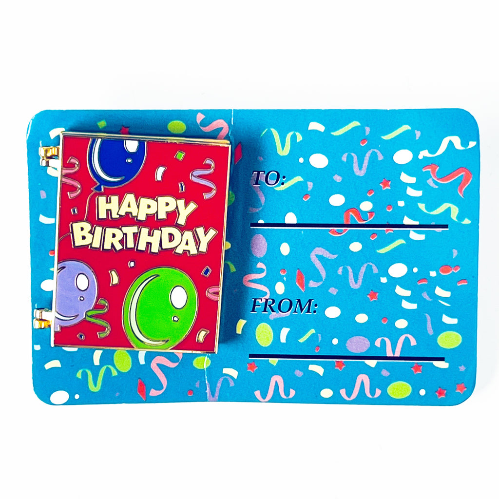 Disney Cast Exclusive Happy Birthday Donald Goofy Mickey Hinged Pin