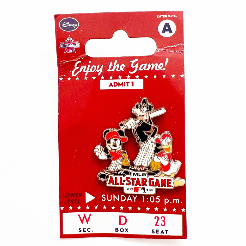Disney All Star Game MLB Goofy Mickey S Donald 2010 Pin