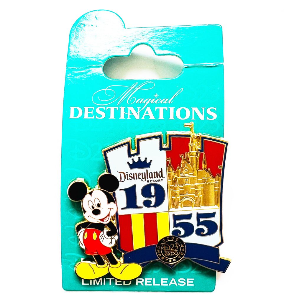 Disney D23 Expo Magical Destinations Mickey Mouse 1955 Limited Release Pin