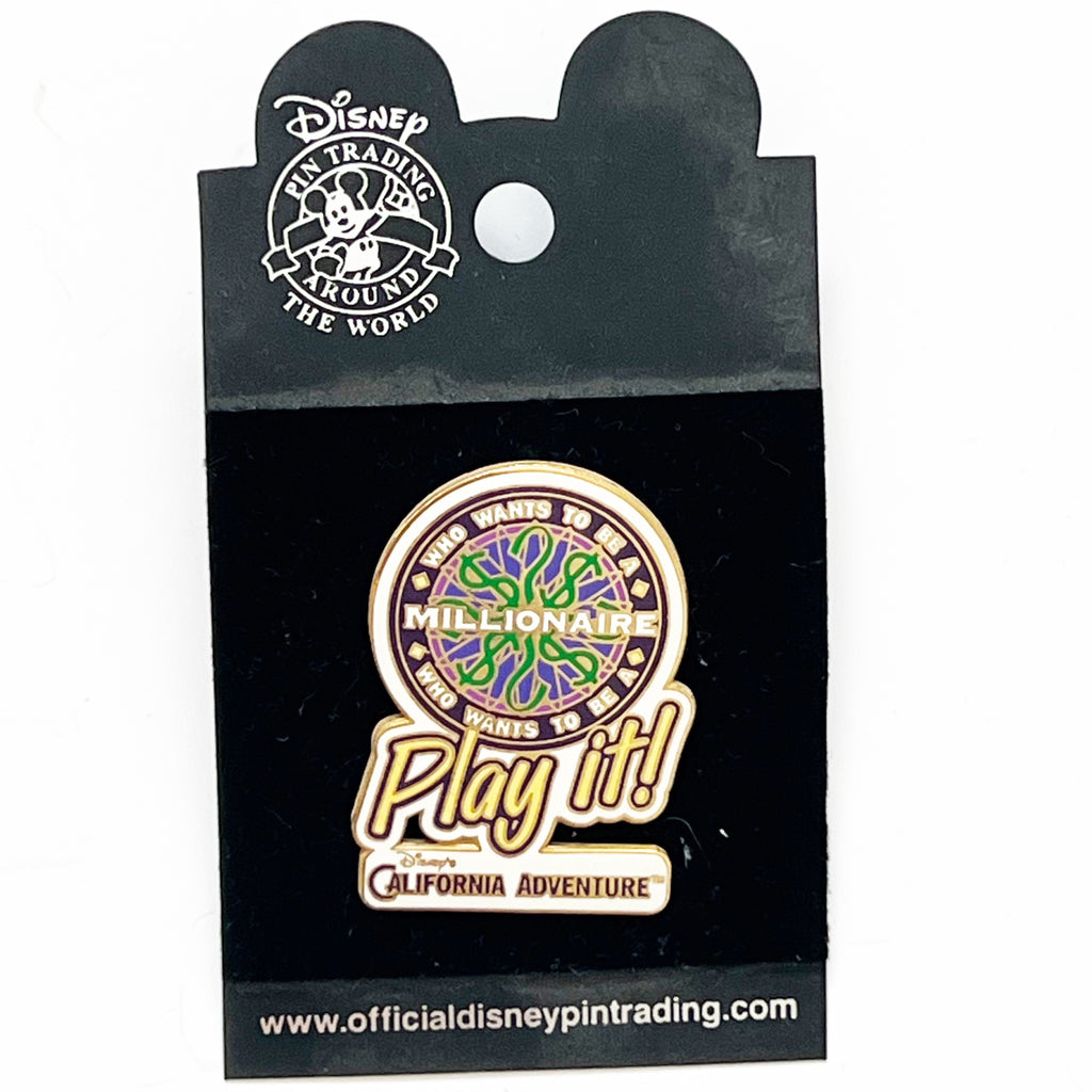 Disney California Adventure Who Wants to be a Millionaire Play it! Pin