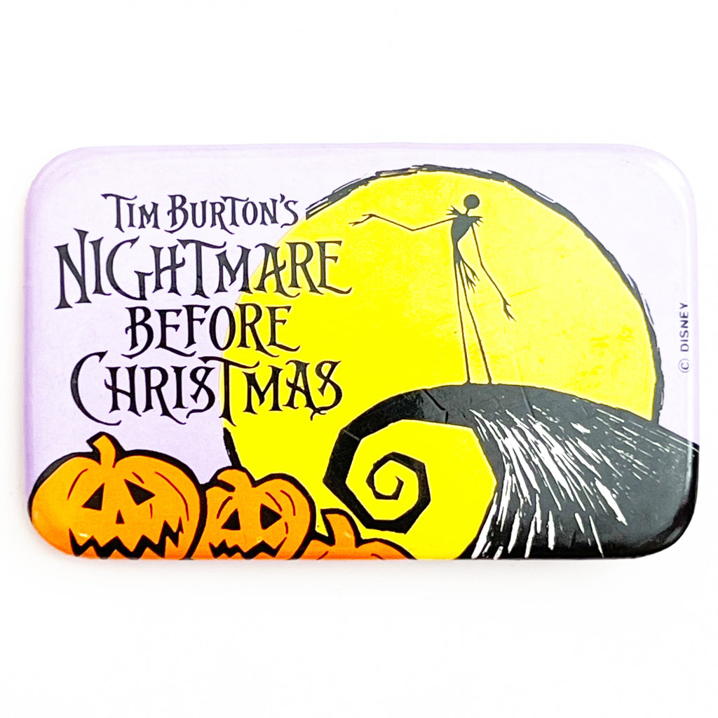 Disney Tim Burton’s Nightmare Before Christmas Jack Skellington Movie Promo Pinback Button