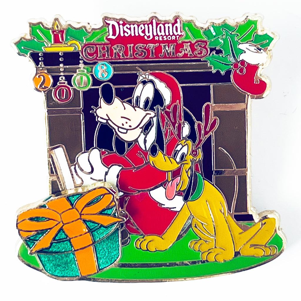 Disney Goofy & Pluto Holiday Christmas 2008 Slider Limited Edition 1000 Pin