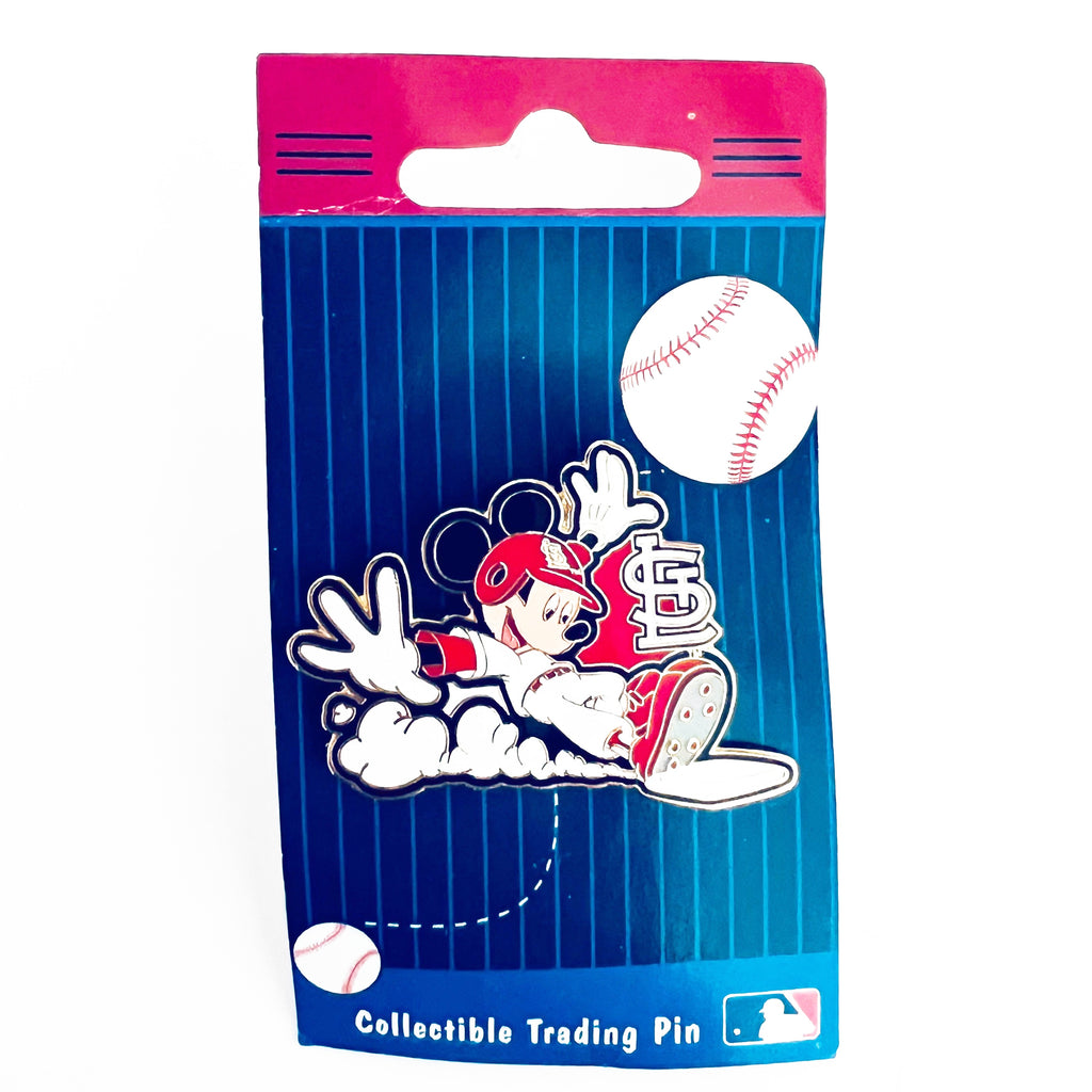 Disney Mickey Mouse Baseball Player St. Louis Cardinals Pin