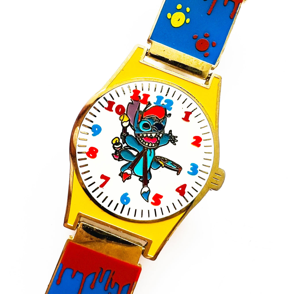 Disney Stitch Artist Hinged Watch Pin