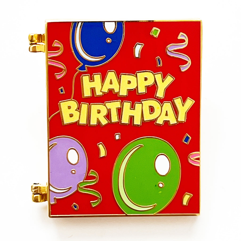 Disney Cast Exclusive Happy Birthday Donald Goofy Mickey Hinged Pin