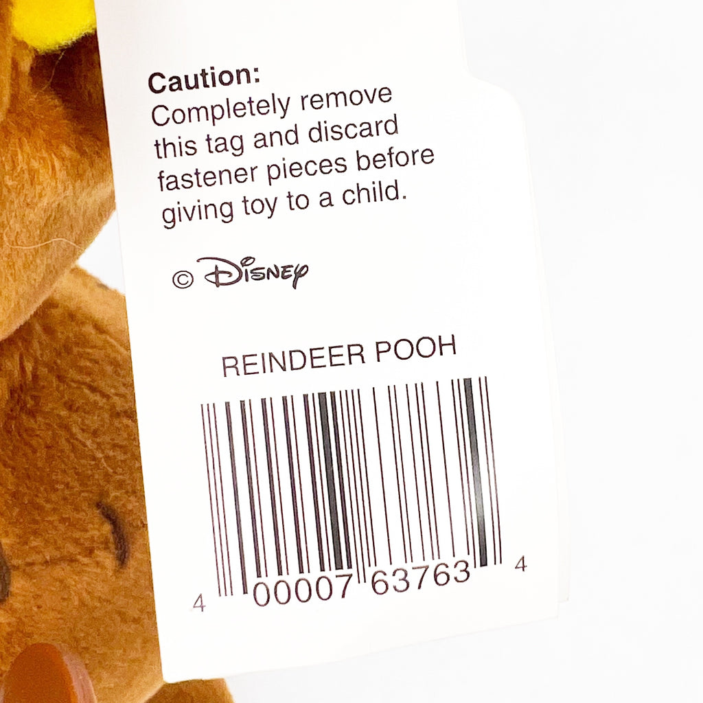 Disneyland Resort Christmas Winnie Pooh Reindeer Wind Up "Hop" Toy