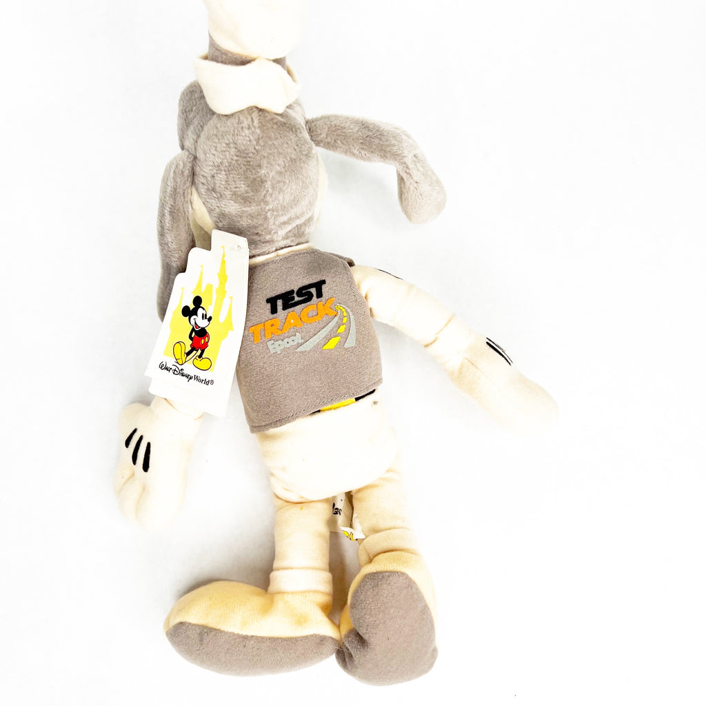 Vintage Walt Disney World Epcot Goofy Test Track Goofy Bean Bag Plush