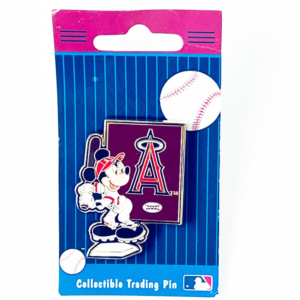 Disney Mickey Mouse MLB Anaheim Angels Baseball Pin