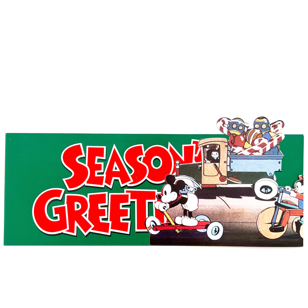 Vintage 1993 The Walt Disney Company Cast Member Season Greetings Holiday Christmas Michael Eisner Frank Wells Card