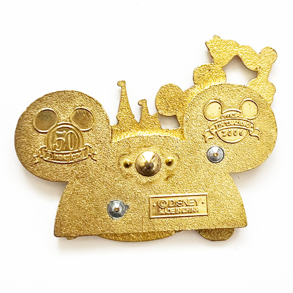 Disney Mickey Mouse 50th Castle Disneyland Pin