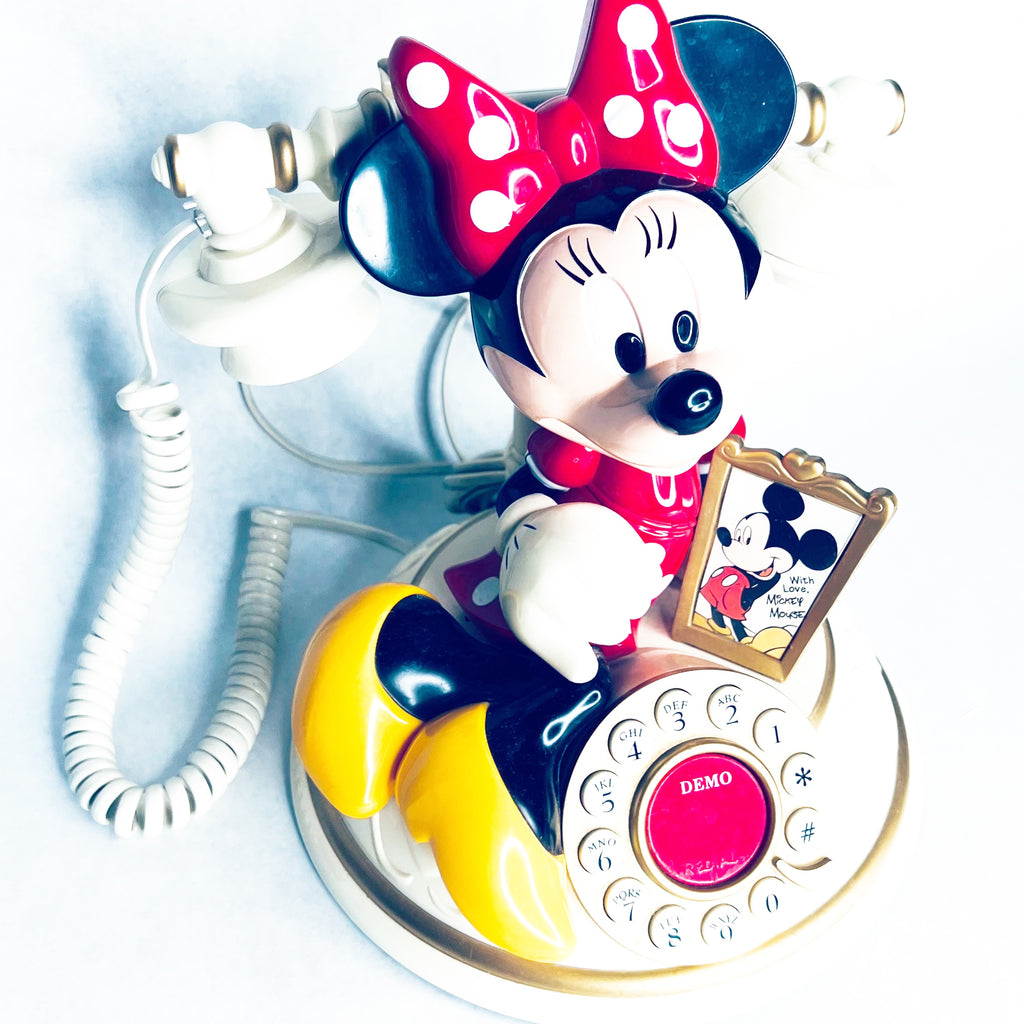 Vintage Disney Minnie Mouse Desk Telephone