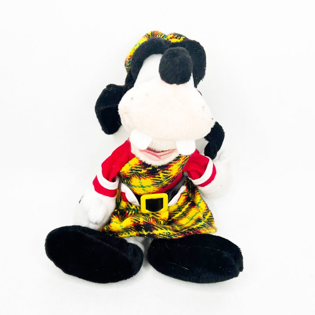 Disney Store Scottish Goofy Bean Bag Plush