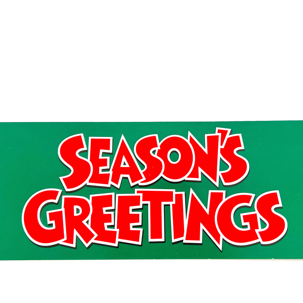 Vintage 1993 The Walt Disney Company Cast Member Season Greetings Holiday Christmas Michael Eisner Frank Wells Card