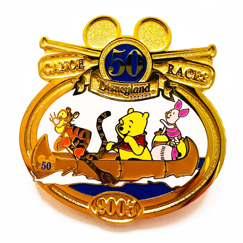 Disneyland 50th Anniversary 2005 Cast Exclusive Canoe Races LE 1000 Disney Pin
